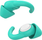 Afflatus Ear Plugs for Sleeping Noise Cancelling, 2 Pairs (S+L) Comfortable Reusable Noise Reduction Ear Plugs, Earplugs for Sleep, Snoring Light Blue