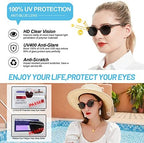 OCCI CHIARI Womens Sunglass Reading Glasses 1.0 Sun Readers with Magnification Outdoor UV400(1.0 1.25 1.5 1.75 2.0 2.25 2.5 2.75 3.0 3.5)