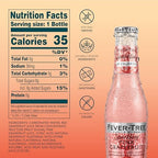 Fever-Tree Sparkling Pink Grapefruit – Premium Soda Mixer for Cocktails and Mocktails, 6.8 fl oz Bottles, Pack of 24 – Naturally Sourced, Non-GMO