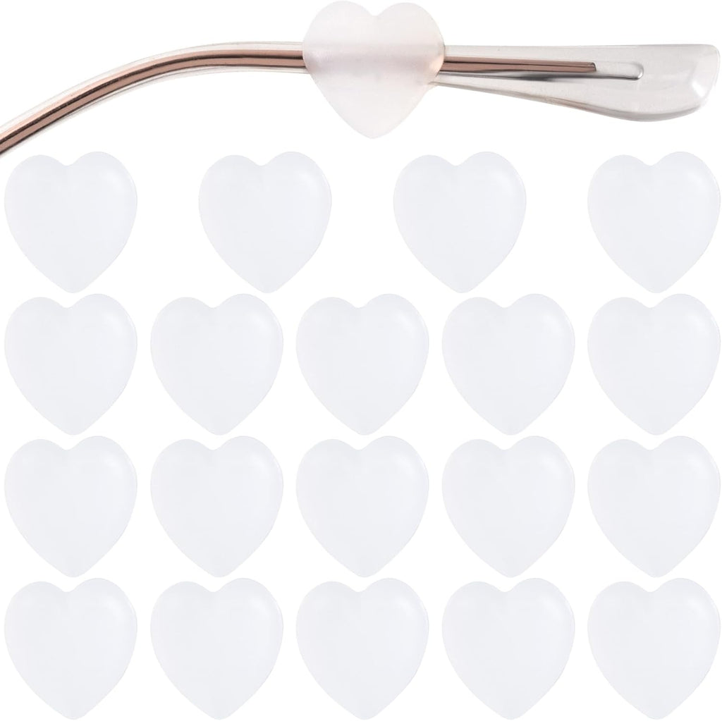 HINZIC Heart Eyeglasses Ear Grips Silicone Retainers Behind The Ear Hooks Holder Sunglasses Eyeglasses Stopper