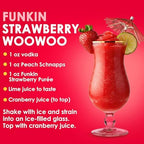 Funkin Fruit Puree | Real Fruit, Simple Ingredient, Natural Mixer for Cocktails, Drinks, Smoothies | Vegan, Non-GMO, Gluten-Free (2.2 lbs) (Strawberry)