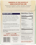 A Taste of Thai Green Curry Paste – Authentic & Natural Ready-to-Use Thai Curry Paste – Vegan, Gluten‑Free & Non‑GMO – Spicy, Fresh Flavor for Curries, Stir‑Fries, Soups & Dips - 1.75 oz (Pack of 1)