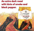Taylors of Harrogate Hot Lava Java Ground Coffee, 200 g (Pack of 6 - Total 1.2kg)