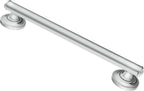 Moen LR8724D1GCH Bathroom Safety 24-Inch Designer Bathroom Grab Bar with Curled Grip, Stainless