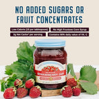 Nature's Hollow Strawberry Jam: Sugar Free Jam and Preserves, Low Cal, Non GMO, Keto Jam, Vegan, Gluten Free, and Diabetic Friendly - Sugar Free Jelly - 10oz