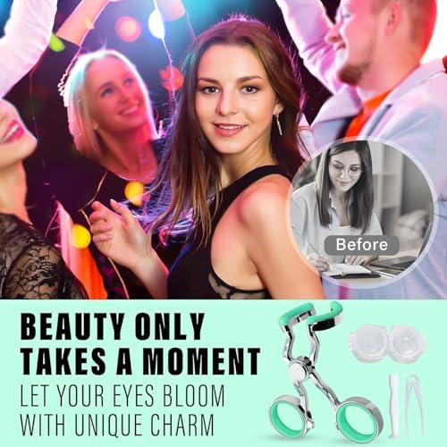 Bizzico Contact Lens Applicator Tool,Contact Lens Remover Tool Easy Apply/Remove,Easy-to-Use Tool for Beginners,Green
