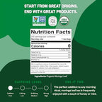 FGO Organic Moringa Tea, 100 Count, Eco-Conscious Tea Bags, Resealable Bag, Caffeine Free, Packaging May Vary (Pack of 1)