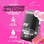 EFX Sports Aminozorb Elite 21 | PH-Correct, Full Spectrum Aminos + Glutamine | Essential & Non Essential Aminos | Zero Sugars | 30 Servings (Pink Bubblegum)