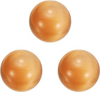 uxcell 3 Pcs Crystal Sphere, 20mm Natural Gemstone Sphere Mini Natural Quartz Ball Collection Polished Hand Carved Crystal Ball Bulk for Living Room Bedroom Garden Office, Orange