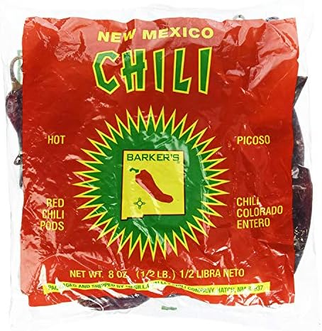 2 Set Hot Red Chili Pods from Hatch, NM - 8 oz