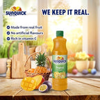 Tropical Fruit Concentrate Juice (Pack Of 1 x 700ml Bottle) Real fruit juice with no added artificial flavors, colors or sweeteners SUNQUICK - JUICE