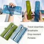2 Packs Toothbrush Travel Case, Breathable Toothbrush Travel Holders, Compact Portable Toothbrush Holder for Travel, Vacation, Camping, Gym, Business Trips, Office, Cruise