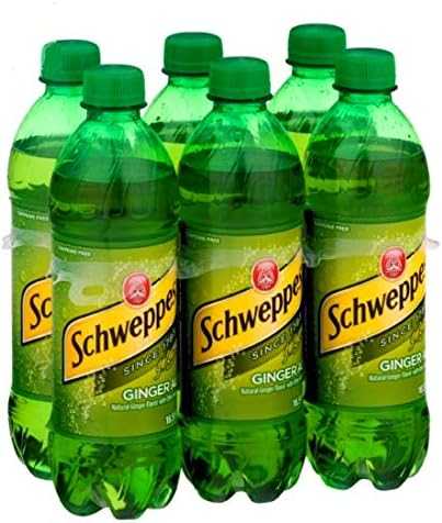 schwepps ginger ale, 16.9 fl oz, 12 bottles