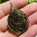 Moldavite Czech Meteorite Mineral Specimen Spiritual Healing Aerolite Crystal Energy Stone, 11223S1BOTTON (Color : Moldavite, Size : 5-10g)