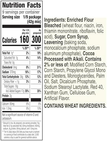 Betty Crocker Delights Super Moist Red Velvet Cake Mix, 13.25 oz. (Pack of 12)