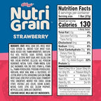 Nutri-Grain Soft Baked Breakfast Bars, Made with Whole Grains, Kids Snacks, Strawberry (6 Boxes, 48 Count)