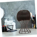 2Pcs Portable Wig Head Stand Holder for Hair Styling and Display Essential Beauty Accessories for Home Salon and Travel Use