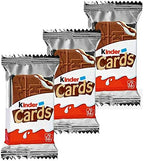 kinder cards chocolate wafers (30 pack of 2)