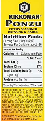 Kikkoman Ponzu Soy Sauce Food Service, Citrus,64 Ounce (Pack of 2)