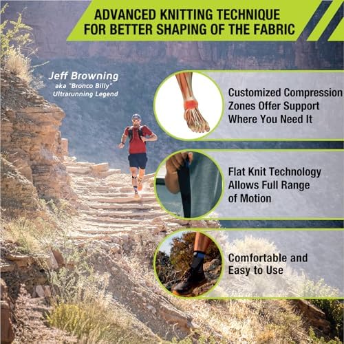 Pro-Tec Athletics 3D Flat Ankle Support, Custom Fit, Breathable Fabric, Multi-Directional Stretch for Support and Flexibility