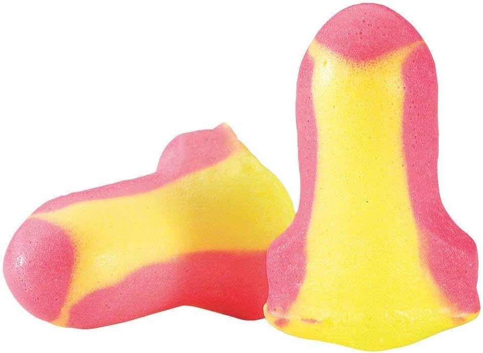 Howard Leight by Honeywell - R-01204 Laser Lite High Visibility Disposable Foam Earplugs, Pack of 1 (50 Pairs),Yellow