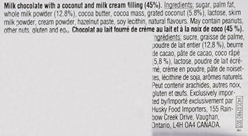CHOC BAR COCONUT