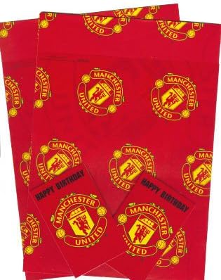 Manchester United FC Gift Wrap with Tags