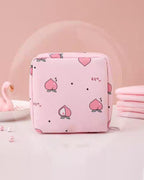 Sanitary Napkin Storage Bag, Portable Menstrual Period Storage Bag, Tampon Storage Bag, Cute Cartoon Storage Bag for Ladies' Daily Use DJA634-02