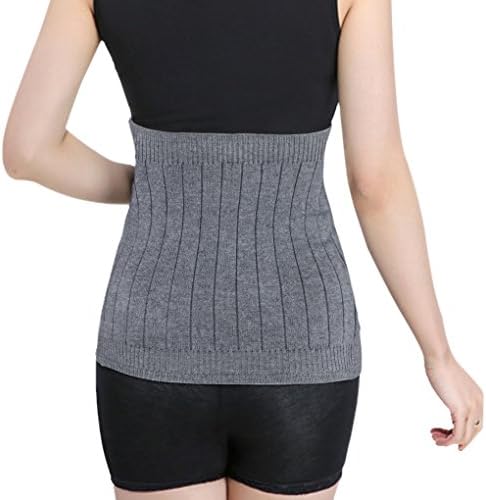 FakeFace Men Women Warm Cashmere Waist Warmer Kidney Binder Supports Thermal Waistband Stomach Back Warming Brace Band