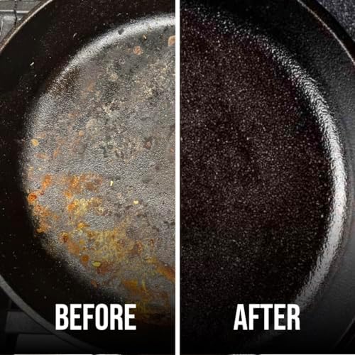 Knapp Made Original 4" Chainmail Scrubber - Cleaner For Cast Iron, Stainless Steel, Hard Anodized Cookware and Other Pots & Pans