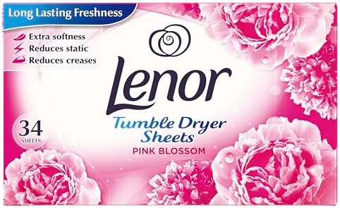 Lenor Tumble Dryer Sheets Sparkling 34's