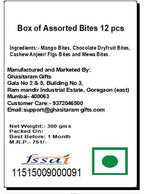 Ghasitaram Gifts Diwali Gifts Happy Diwali Box of Assorted Bites 12 pcs