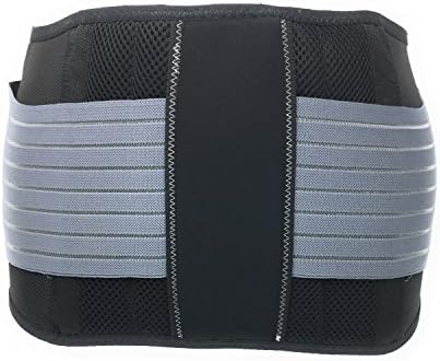 Champion Sacro Brace, Low-Back, Abdominal, Lightweight Support, Black, Large