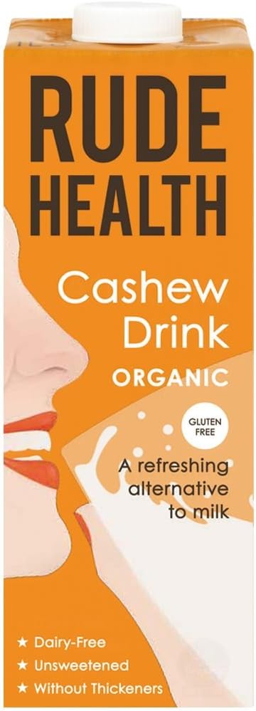 Rude Health Dairy Free Organic Cashew Drink - 1L (33.81fl oz)