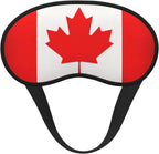 Canadian Flag Sleep Mask 100% Light Blocking Eye Mask for Sleeping, Sleep Mask for Unisex for Travel/Nap