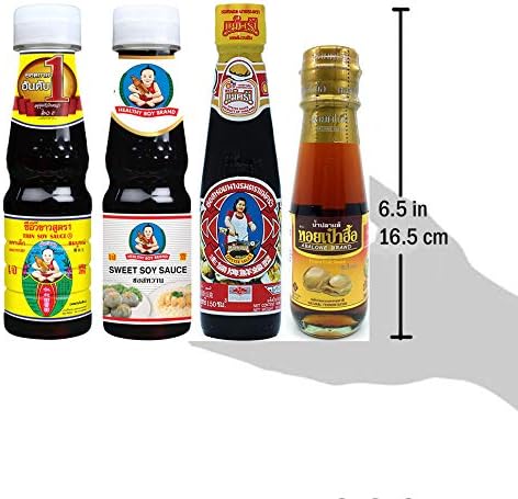 Thai Food Cooking Sauce Kit (Essential Set, Small-size Bottle)