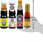 Thai Food Cooking Sauce Kit (Essential Set, Small-size Bottle)