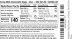 Madelaine Crispy Milk Chocolate Candy Easter Eggs - 36 Foil-Wrapped Treats for Easter Egg Hunts, Basket Fillers, and Festive Celebrations - Premium Quality, Vibrant Colors