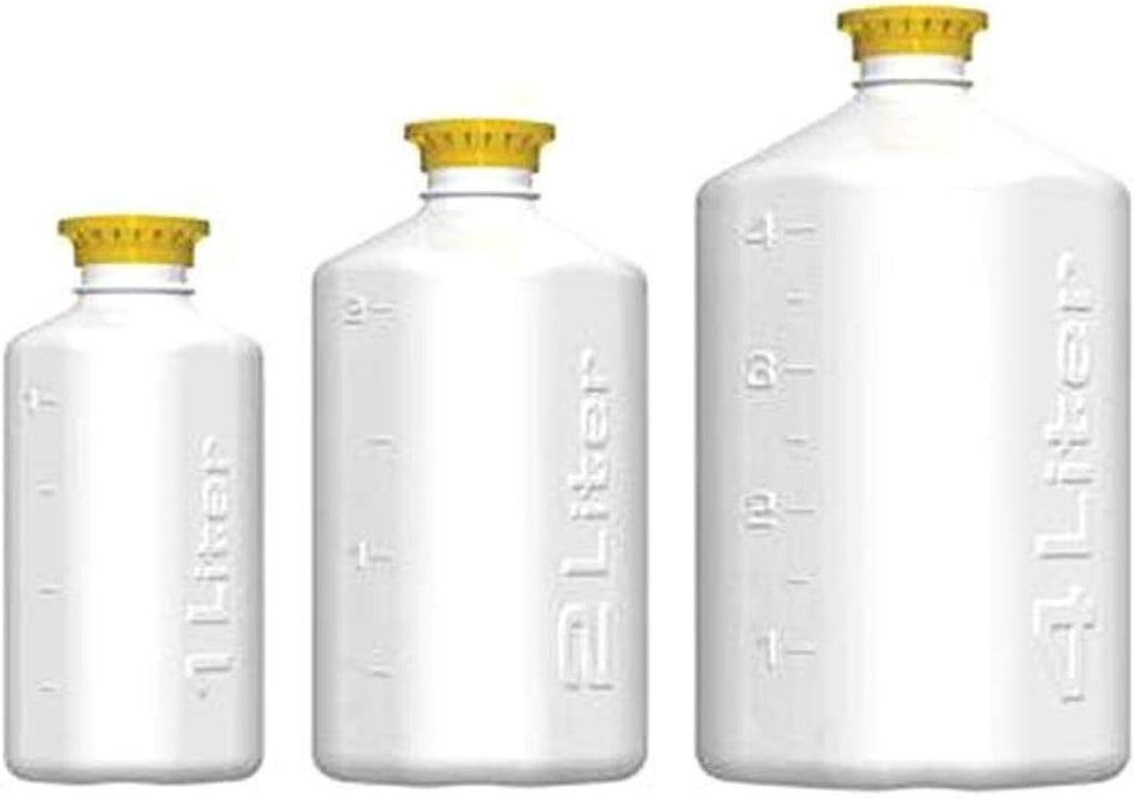 Thomas 172-2301-OEM-TMS Boston Square Bottle, 2 L, 45 mm Cap Size, 10.5" Height, 4.7" Width, 4.7" Length, HDPE/Polypropylene (Pack of 1)