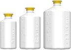 Thomas 172-2301-OEM-TMS Boston Square Bottle, 2 L, 45 mm Cap Size, 10.5" Height, 4.7" Width, 4.7" Length, HDPE/Polypropylene (Pack of 1)