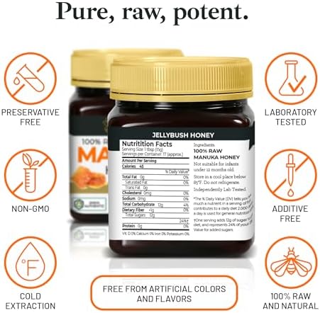 Good Natured Manuka Honey (MGO 850+) - High Grade Raw Manuka Honey Medical Grade, Non-GMO, Lab-Tested & AMHA Certified, BPA-free, 8.8 oz