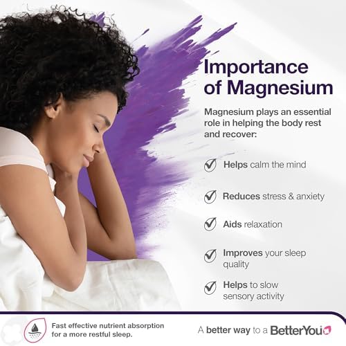 BetterYou Magnesium Sleep Mineral Bath Flakes - Mineral Bath Salts for Muscle Relaxation - Soothing Sore Muscle Soak - Natural Vegan Formula - 2.3 lb
