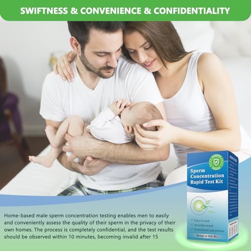 Fertility Home Test Kit for Men-Trak Plus Male Fertility Testing System- Shows Normal or Low Sperm Count- Easy to Read Results-Convenient, Accurate, Private