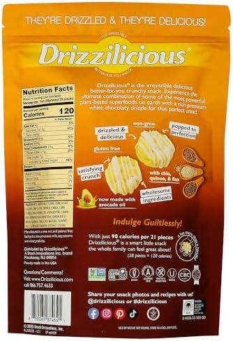 DRIZZILICIOUS Lemon Cake Bites Mini Rice Cakes, 4 OZ