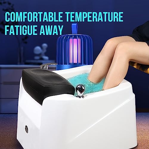 Acrylic Massage Footbath，Foot Massager，Feet Soaking Tub，with Pedicure Foot Rest，Stress Relief for Fatigue and Tired Feet，Best Foot Soak Basin Tub for Pedicure & Foot Massage 。