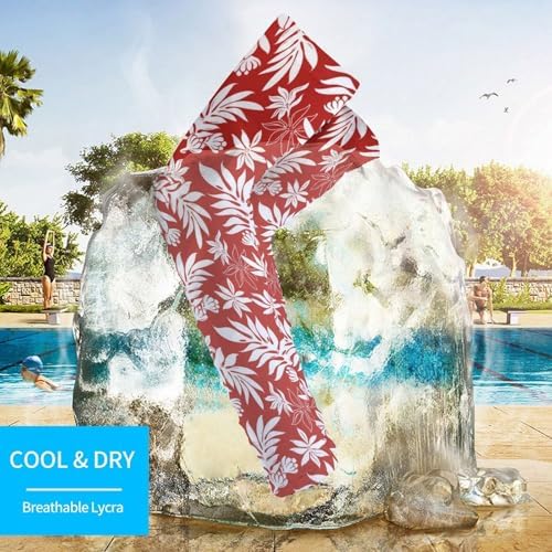 Purple Cooling Arm Sleeves for Men & Women – Breathable, Sun Protection, Sports Arm Sleeves for Women, Men & Youth
