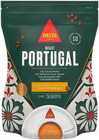 Delta Cafés Portugal 220gr/7.7oz Ground Coffee - Pack of 3 - Smooth and Delicious Medium Roast Coffee, Espresso Machine Compatible, Universal Grinding