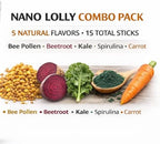 Shrimptastic Aquatics, Nano- Shrimp Lolly Combo Pack, 15 Pack 4-inch Cherry Shrimp Food