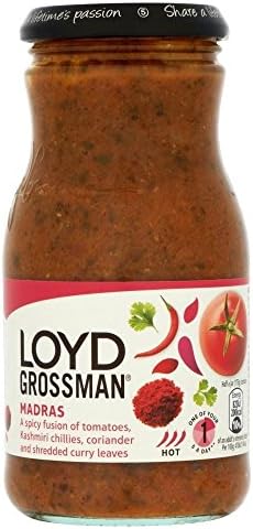 Loyd Grossman Madras Curry Sauce (350g) - Pack of 6