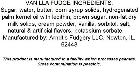 Home Made Creamy Vanilla Fudge - 1 Lb Box